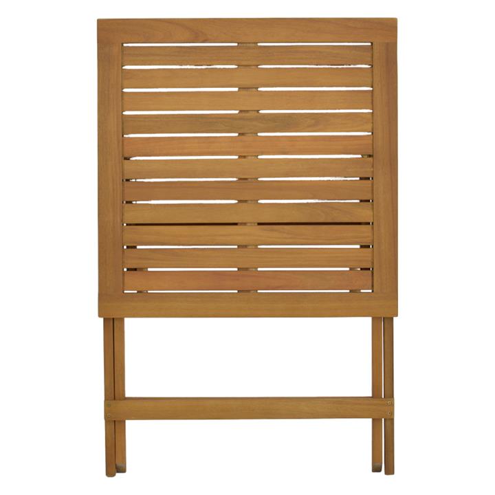 Dining room Bistrual-Perdu pakoworld set of 3 folding natural solid acacia wood 60x60x72cm