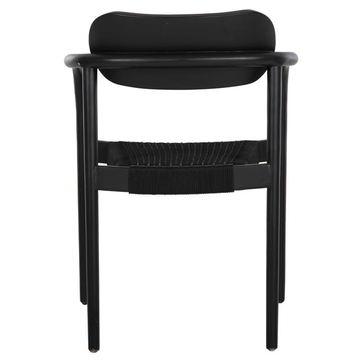 ΠΟΛΥΘΡΟΝΑ OSLO HM9636.12 ΞΥΛΟ TEAK ΜΑΥΡΟ & ΜΑΥΡΟ ΣΧΟΙΝΙ 55x54x80Yεκ.