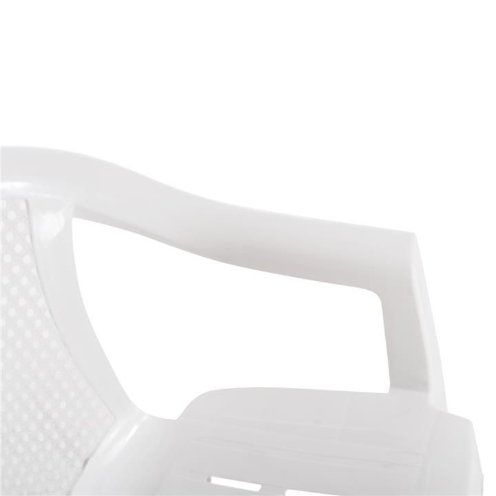POLYPROPYLENE ARMCHAIR TUVANA HM6145.13 WHITE 57x59.5x77Hcm.