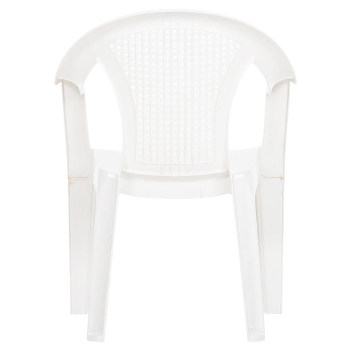 POLYPROPYLENE ARMCHAIR TUVANA HM6145.13 WHITE 57x59.5x77Hcm.