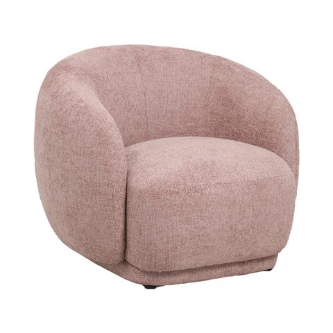 Armchair Freya pakoworld beige fabric 93x87x76cm