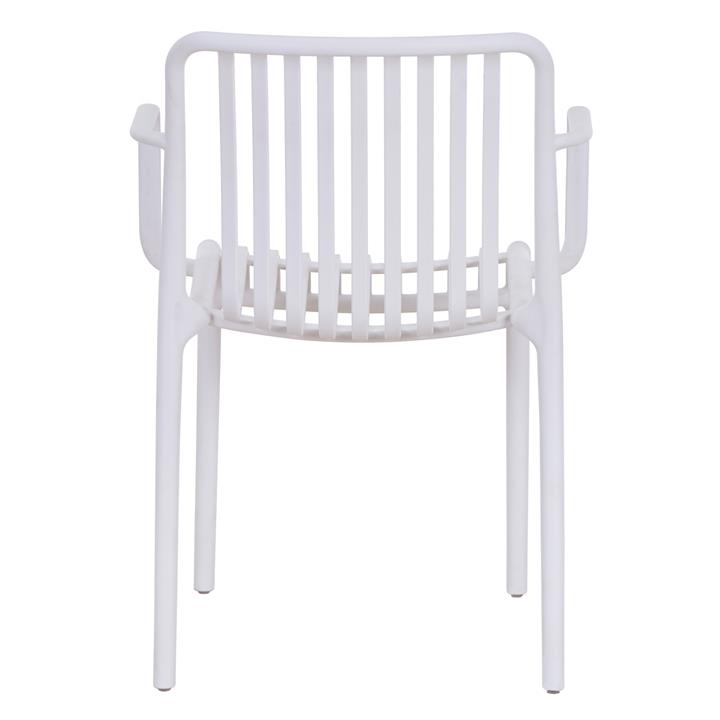 ARMCHAIR OUTDOOR CONVEE HM6105.01 POLYPROPYLENE IN WHITE 44,5x52,5x79H cm.