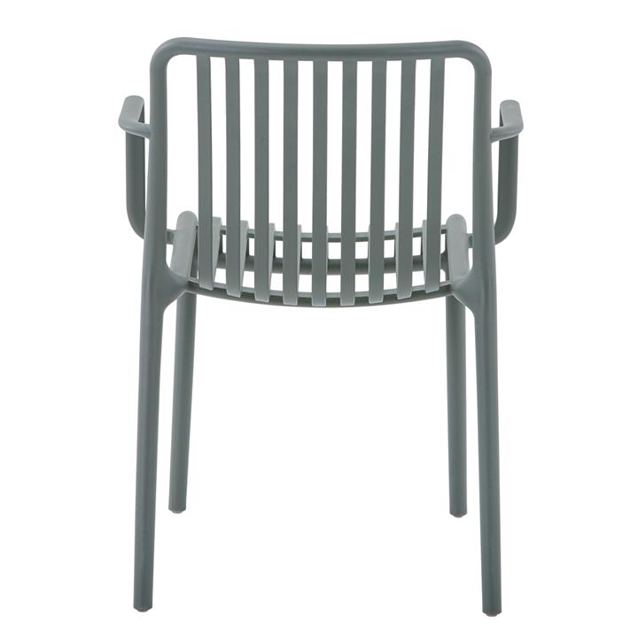 ARMCHAIR OUTDOOR CONVEE HM6105.07 POLYPROPYLENE IN DARK OLIVE 44,5x52,5x79H cm.