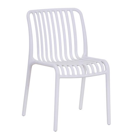 CHAIR OUTDOOR CONVEE HM6104.01 POLYPROPYLENE IN WHITE 52,5x44,5x79Hcm.