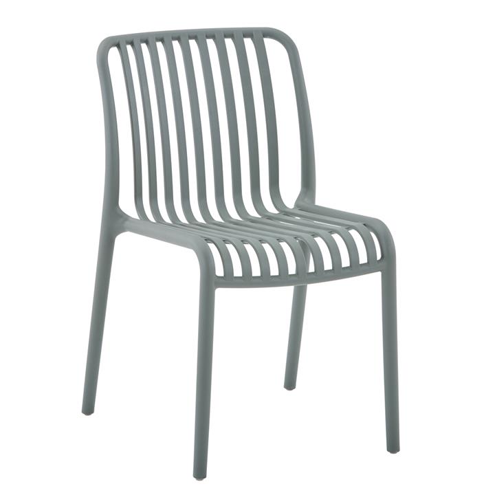 CHAIR OUTDOOR CONVEE HM6104.07 POLYPROPYLENE IN DARK OLIVE 52,5x44,5x79Hcm.
