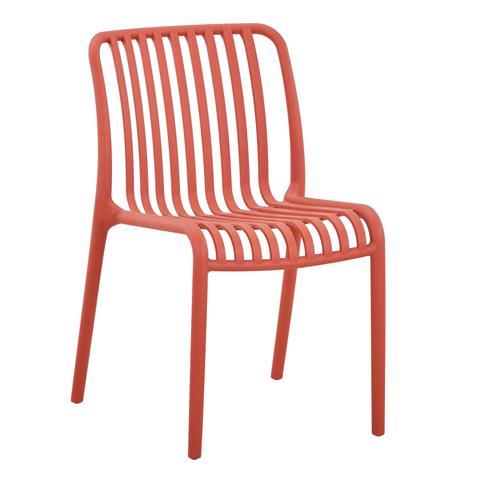 CHAIR OUTDOOR CONVEE HM6104.05 POLYPROPYLENE IN RED 52,5x44,5x79Hcm.