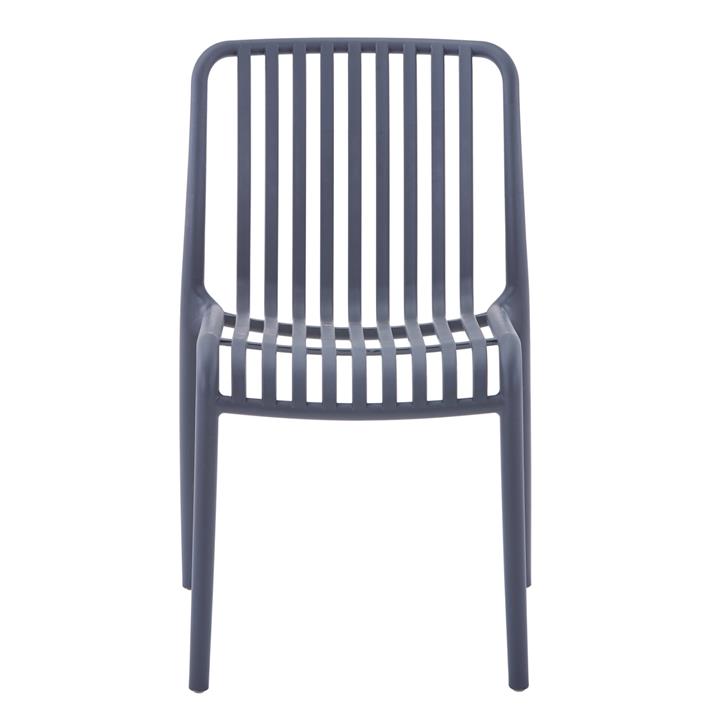 CHAIR OUTDOOR CONVEE HM6104.03 POLYPROPYLENE IN GREY 52,5x44,5x79Hcm.