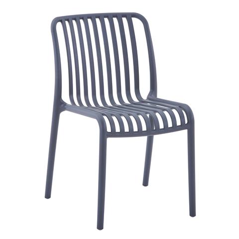 CHAIR OUTDOOR CONVEE HM6104.03 POLYPROPYLENE IN GREY 52,5x44,5x79Hcm.