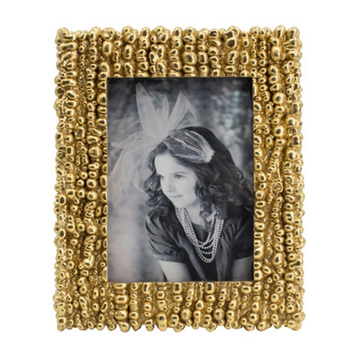 Artekko Golden Κορνίζα Ρητίνη Χρυσό (21x2.5x25)cm