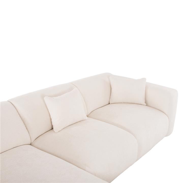 CORNER SOFA (LEFT) BRICKEN HM3275.02L ECRU FABRIC 110-282x98-160x72Hcm.