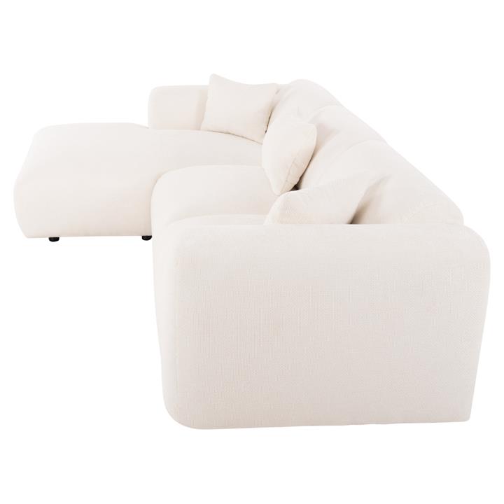 CORNER SOFA (LEFT) BRICKEN HM3275.02L ECRU FABRIC 110-282x98-160x72Hcm.