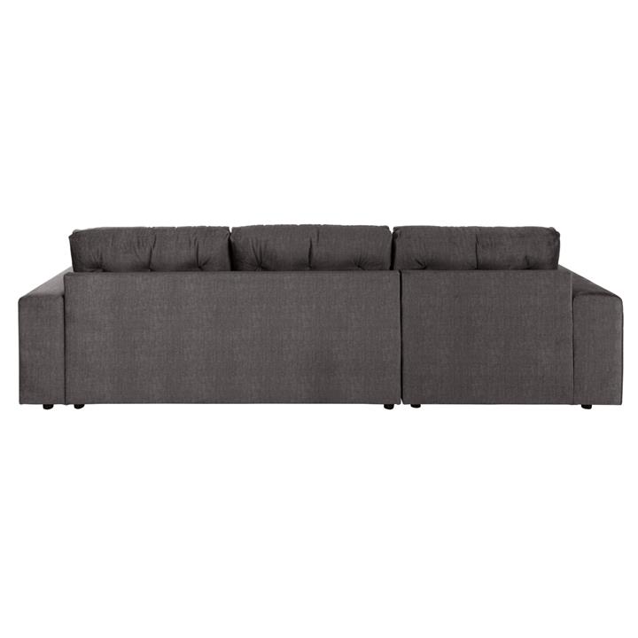 CORNER (LEFT) SOFA-BED WITH STORAGE SPACE CLANCY HM3281.02L ANTHRACITE FABRIC 308x181x92Hcm.