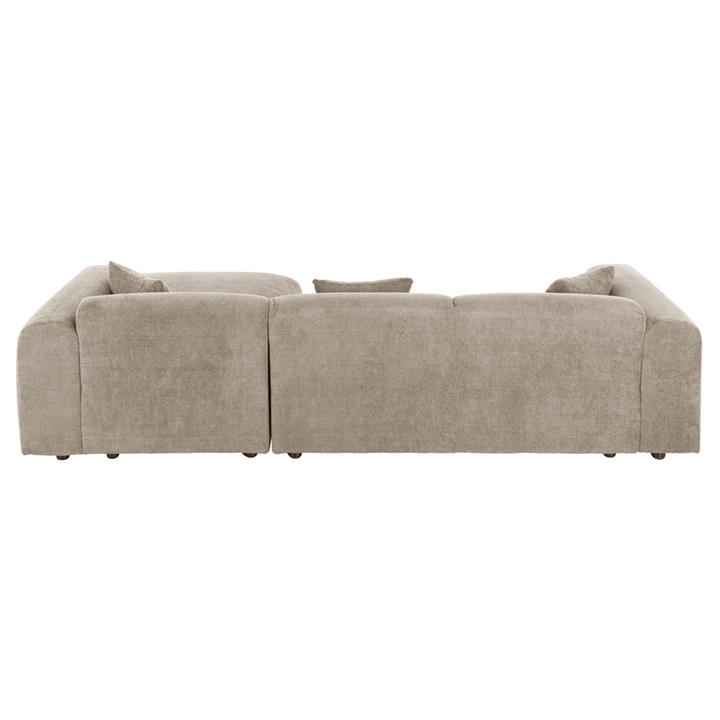 CORNER SOFA BRICKEN HM3275.01R BEIGE FABRIC 110-282x98-160x72Hcm.