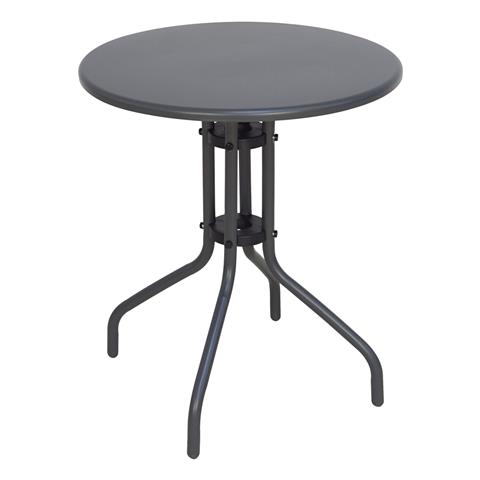 OUTDOOR ROUND TABLE LINO HM5973.01 METALLIC IN GREY Φ60x70Hcm.