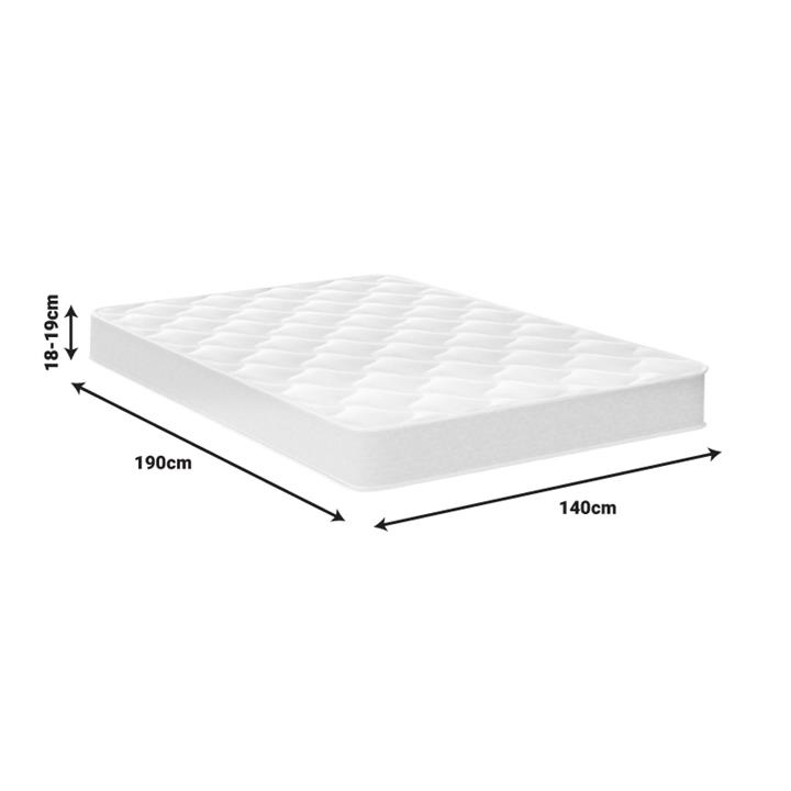 Mattress Fix Pad Chic Strom single sided 18-19cm 140x190cm