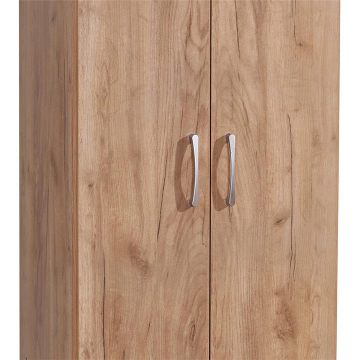 2 doors wardrobe Jonar pakoworld oak melamine 60x42x180cm