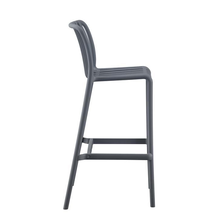 BAR STOOL POLYPROPYLENE CONVEE HM6098.03 GREY 38,5x49,5x102Hcm.