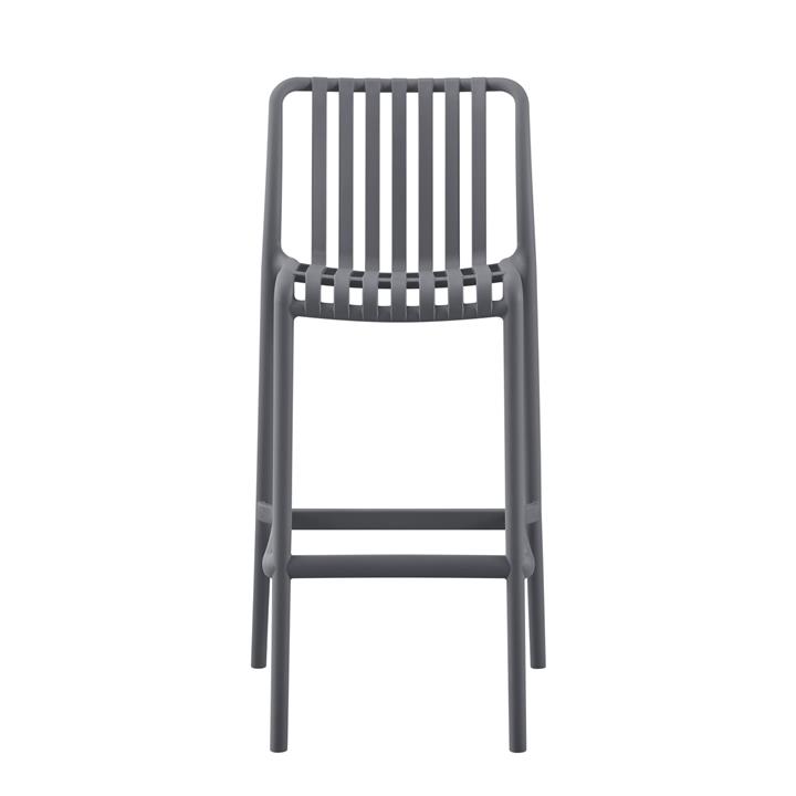 BAR STOOL POLYPROPYLENE CONVEE HM6098.03 GREY 38,5x49,5x102Hcm.