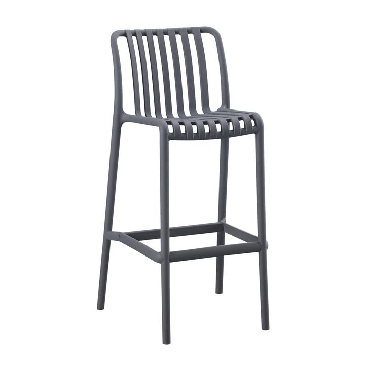 BAR STOOL POLYPROPYLENE CONVEE HM6098.03 GREY 38,5x49,5x102Hcm.