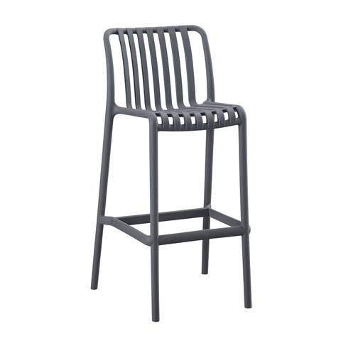 BAR STOOL POLYPROPYLENE CONVEE HM6098.03 GREY 38,5x49,5x102Hcm.