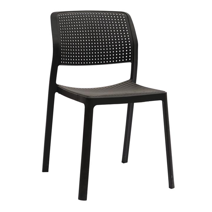 CHAIR OUTDOOR COMFEE HM6101.02 POLYPROPYLENE IN BLACK 41x57x82H cm