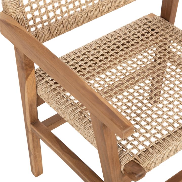 ΠΟΛΥΘΡΟΝΑ BJORN HM9403.21 ΜΑΣΙΦ ΞΥΛΟ ΤEAK ΦΥΣΙΚΟ-ΣΧΟΙΝΙ 56x56x83Υ εκ.