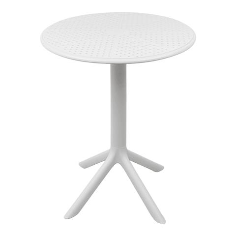 Merkon pakoworld pp table in white shade D60x75cm