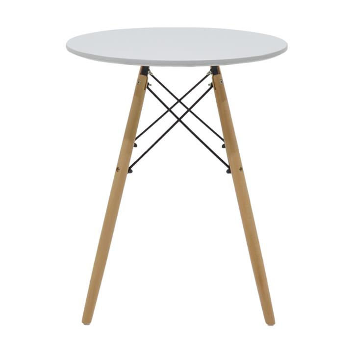 Ezra-Julita pakoworld dining table set of 3 pp-mdf in grey-white-natural color D60x73cm