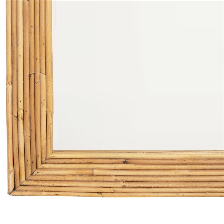 WALL MIRROR REFLECT HM4367 NATURAL RATTAN FRAME 60x4,5x100Hcm.