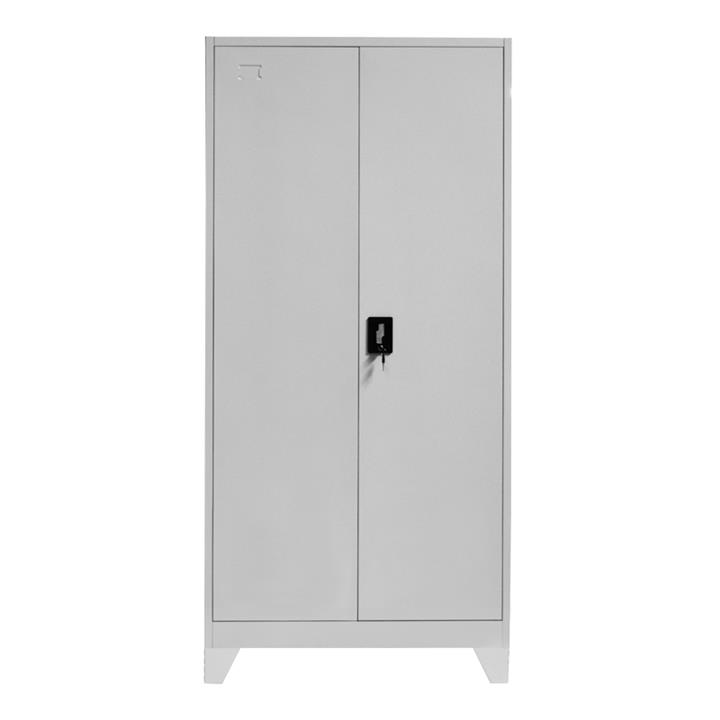 Wardrobe-column with metal legs Ugren pakoworld light gray aluminum 90x40x190cm