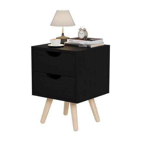 ΚΟΜΟΔΙΝΟ DINKL HM2472.02 ΜΕΛΑΜΙΝΗ-2 ΣΥΡΤΑΡΙΑ-WENGE 29,7x29,7x45Υεκ