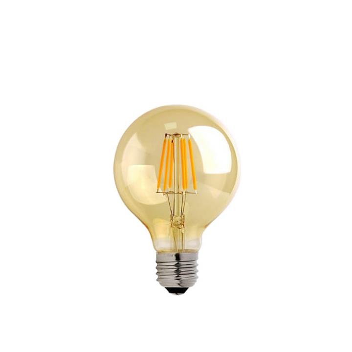 LED lamp G80 Bulb pakoworld 4W E27 3000K 200-220V amber