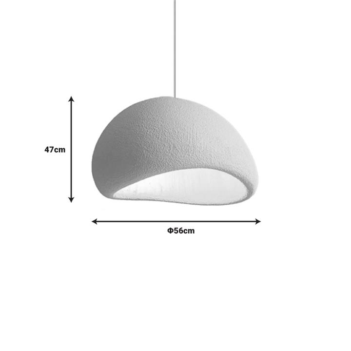 Ceiling lamp Zulcere III pakoworld light gray ps 50x28cm