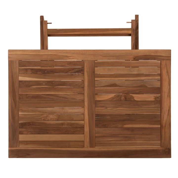 OUTDOOR DINING SET 6PCS KENDALL HM11954 SOLID TEAK WOOD IN NATURAL COLOR