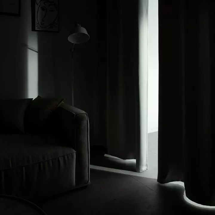 Κουρτίνα Blackout σκίασης με 8 κρίκους Art 8400  140x270 Γκρι