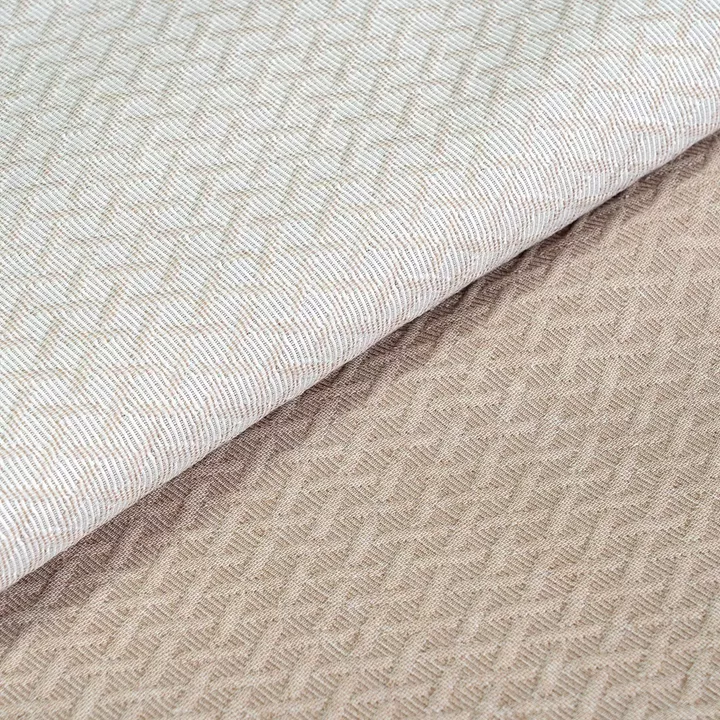 Κουβέρτα King Size Stripe ζακάρ Art 11172 260x270 Άμμου