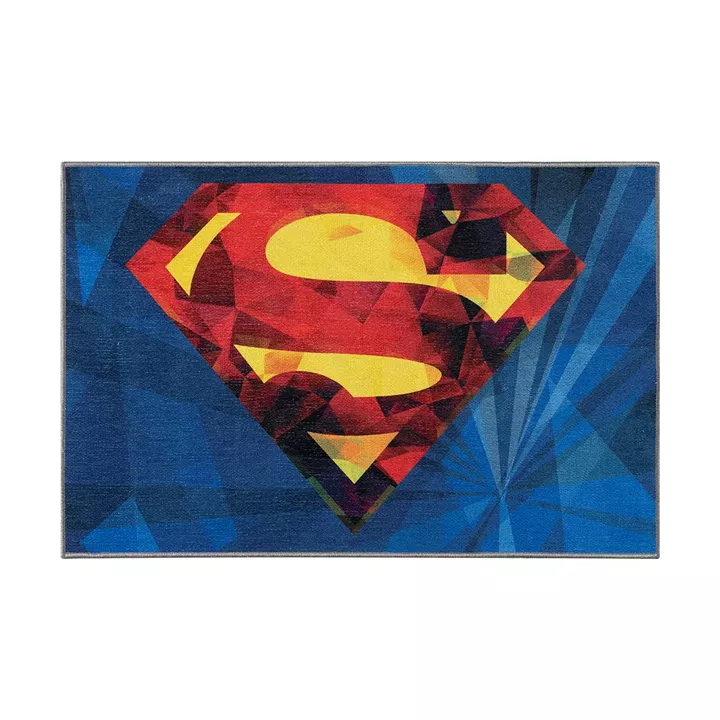 Πατάκι Art 6187 Superman 55x85 Μπλε