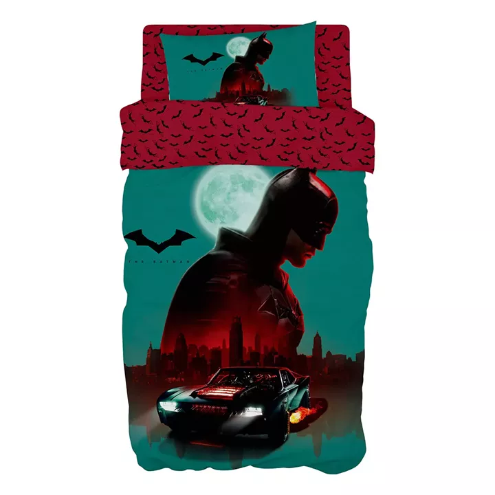 Σετ πάπλωμα μονό Art 6185 The Batman 160x240 Εμπριμέ