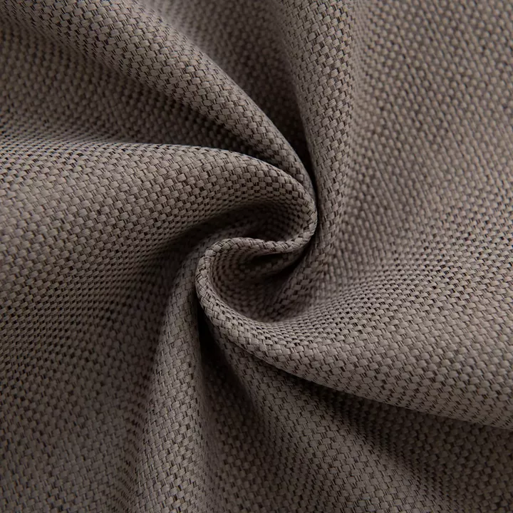 Κουρτίνα Blackout Jacquard σκίασης με 8 μεταλλικούς κρίκους Glare Art 8444 140x270 Μόκα