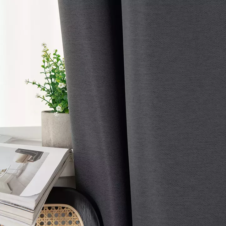 Ύφασμα κουρτίνας Blackout jacquard σκίασης Glare Art 8444 Φ280 Ανθαρκί