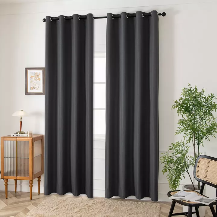 Ύφασμα κουρτίνας Blackout jacquard σκίασης Glare Art 8444 Φ280 Ανθαρκί