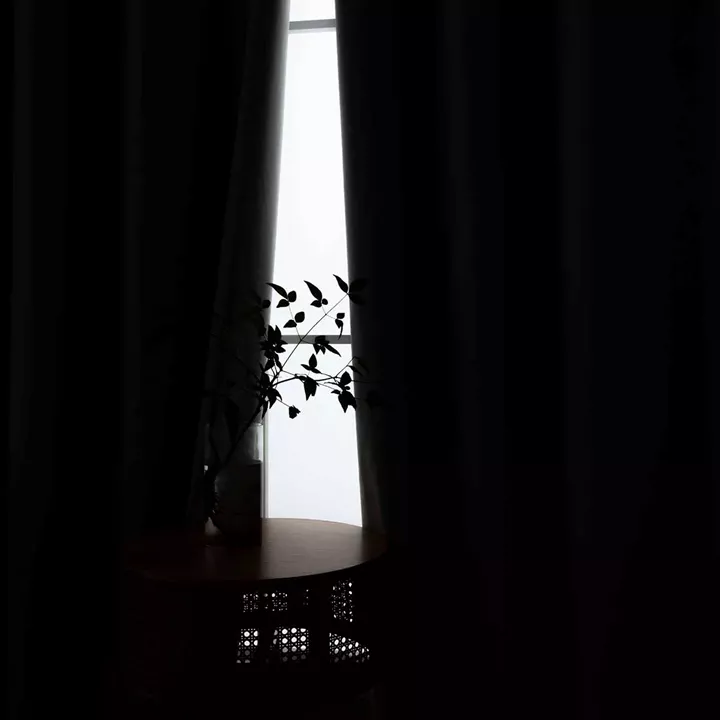 Κουρτίνα Full Blackout σκίασης με 8 κρίκους Total Art 8446 140x270 Εκρού