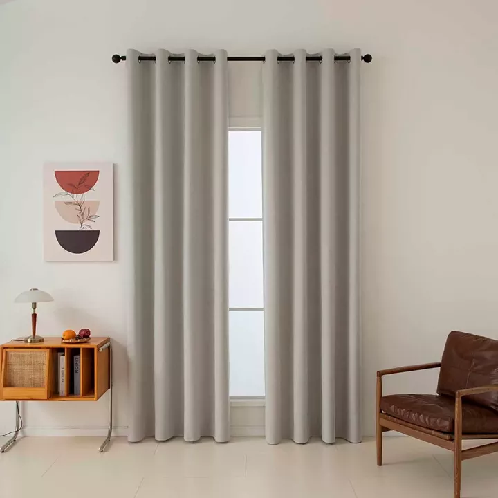 Ύφασμα κουρτίνας Full Blackout σκίασης Total Art 8446 Ύφασμα Φ280 Εκρού