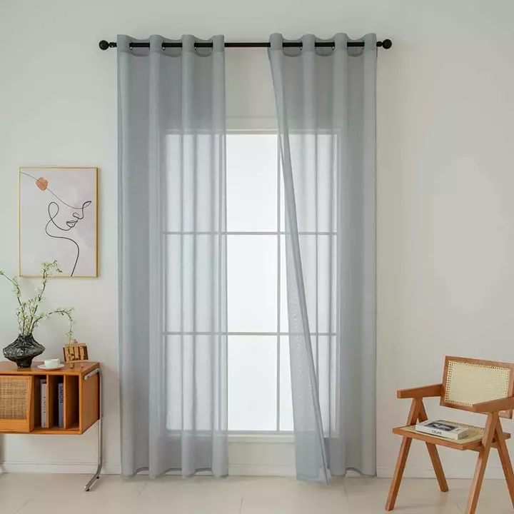 Υφασμα κουρίνας γάζα Sharp Art 8448 Φ300 Γκρι