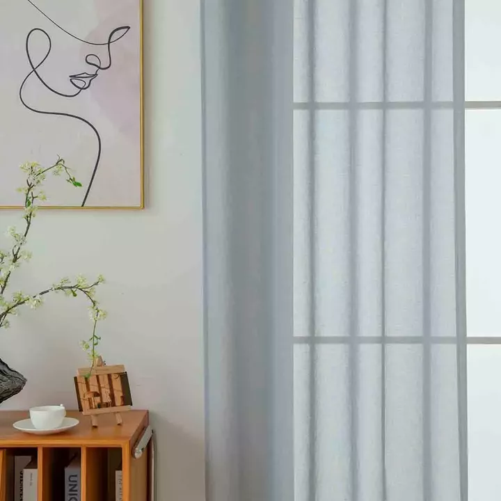 Υφασμα κουρίνας γάζα Sharp Art 8448 Φ300 Γκρι