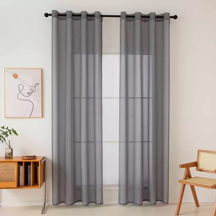 Υφασμα κουρίνας γάζα Sharp Art 8448 Φ300 Άνθρακί