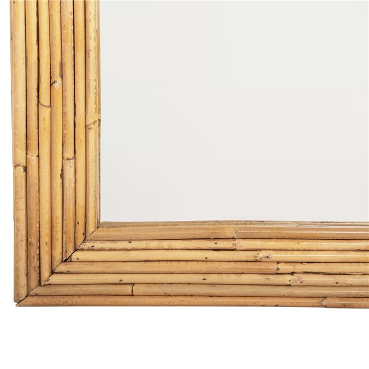 WALL MIRROR REFLECT HM4366 NATURAL RATTAN FRAME 61x5x80Hcm.