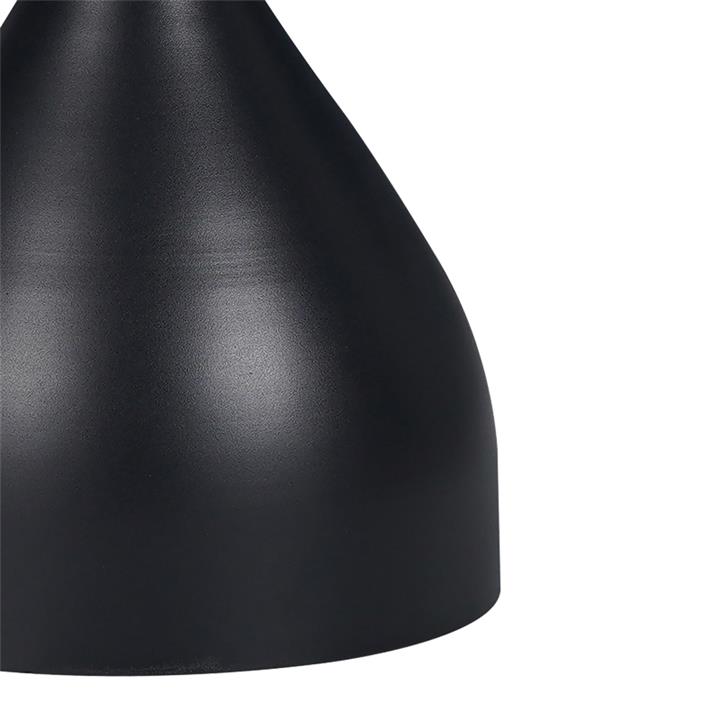 Kirkene Inart side table black marble sintered stone and black metal 2pcs