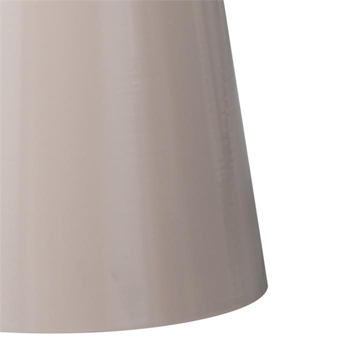 Side table Ginoze Inart cappuccino metal D50x50cm