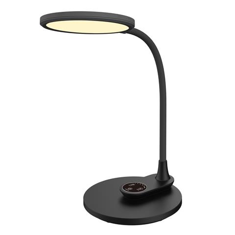TABLE LAMP LED BLAIN HM4459.02 BLACK ABS & SILICONE